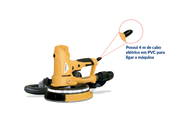 Lixadeira de Parede MLP 710 LED - Imagem 3